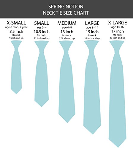 Spring Notion Boys' Pre-tied Zipper Tie - Blue Checkered Spring Notion Boys' Pre-tied Zipper Tie - Blue Checkered